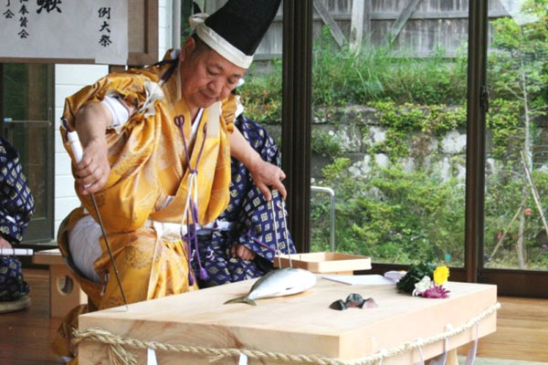 高家神社　庖丁式